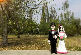 Bride Groom Skeleton