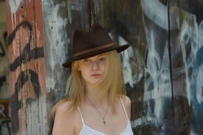 Young Woman Pretty hat