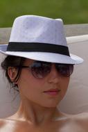 hat wearing Girl