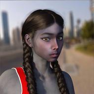 woman portrait human model girl