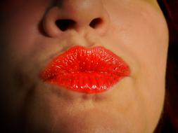 Lips Kiss Red