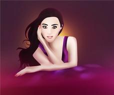 asian fashion female art