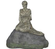 woman stone figure sculpture