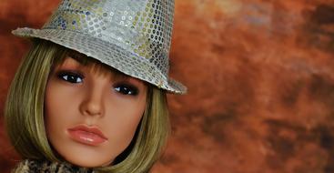 Woman Hat Silver