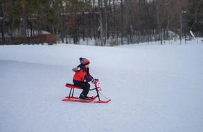 kid skier at Winter