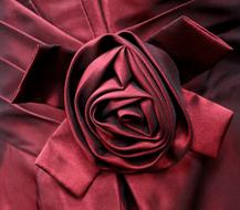 Satin Fabric Rose