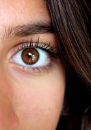 Eye Hair Girl