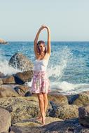 Summer Woman Young