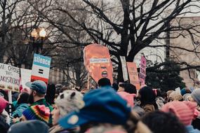 protest for equality between men and women