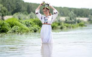 Girl Peasant Woman Tradition