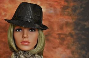 Woman Hat Black