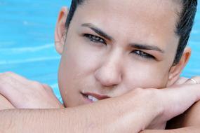 Woman Beauty Pool