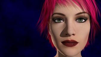 head woman hair hairstyle face