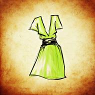 fashion design drawing dress