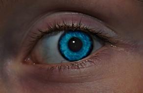Eye Blue Woman