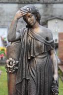 Italy Cemetery Statue