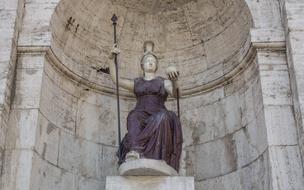 Rome Statue Capitol Square Goddess