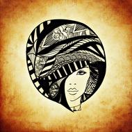 woman hair head abstract hairstyle