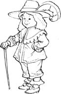 boy musketeer fashion vintage