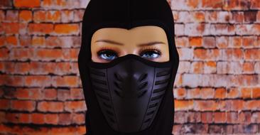 Ski Mask Eyes Woman