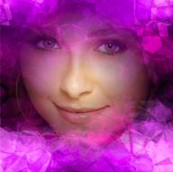 face flowers photomontage woman