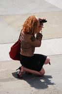 Photographer Camera Woman