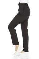 female legs in black pants