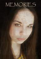 portrait of a girl with the inscription memories
