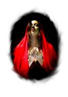photo of a woman in a red scarf