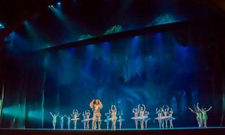 ballet Don Quixote in Teresa Carreno cultural complex in Caracas