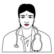 indian doctor drawing