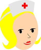 nurse medical face drawing