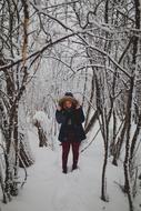 goodly Girl, snow forest
