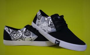 Shoe Converse Fashion on a bright background