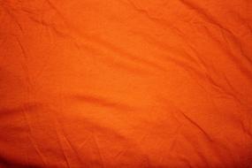 crumpled orange fabric