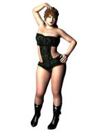 image of a full girl in underwear