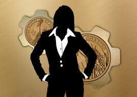 businesswoman inspiration drawing