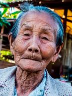 old Thai woman