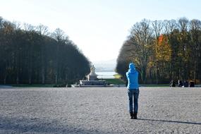 Person Alone in park