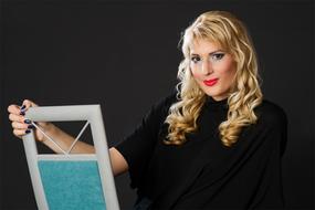goodly Blonde Person