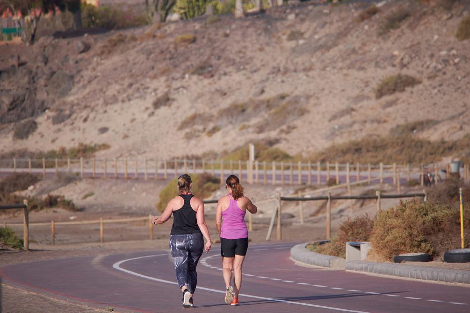 Woman Sport Road