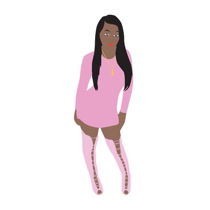 black chick black woman svg file