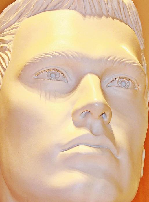 yellow male Display Dummy Face close up