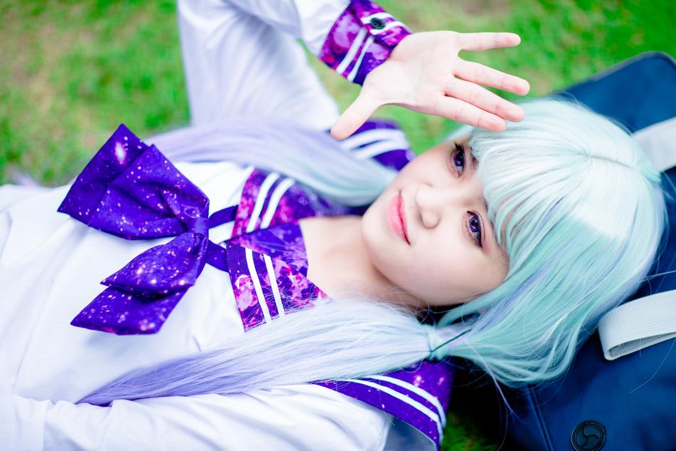 Portrait of blue Girl Seifufu