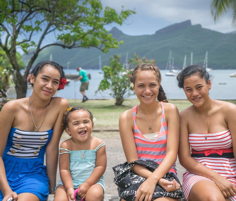 Girls Beach Portrait French