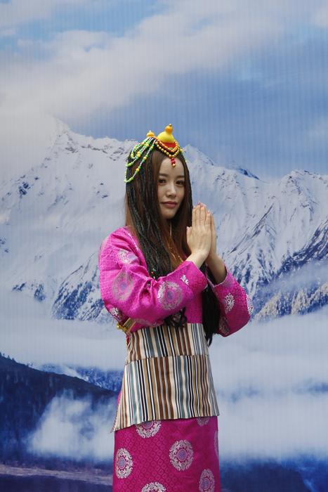 Beauty Prayer and Snowy Mountain