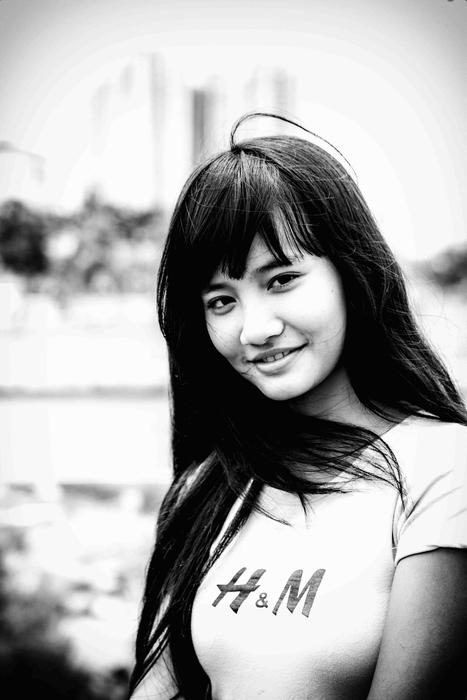 Girl Smile Model