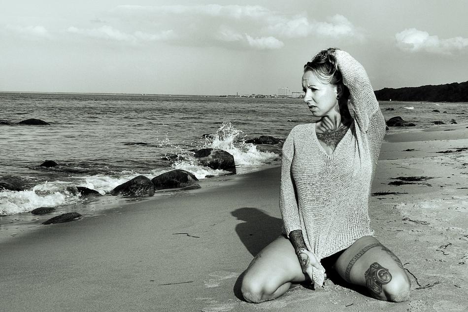 Beach Beauty Tattoo
