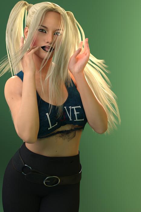 women s power female fitness 3d