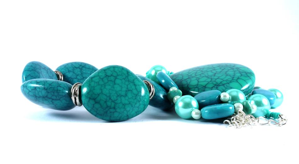 Necklace Jewelry Teal